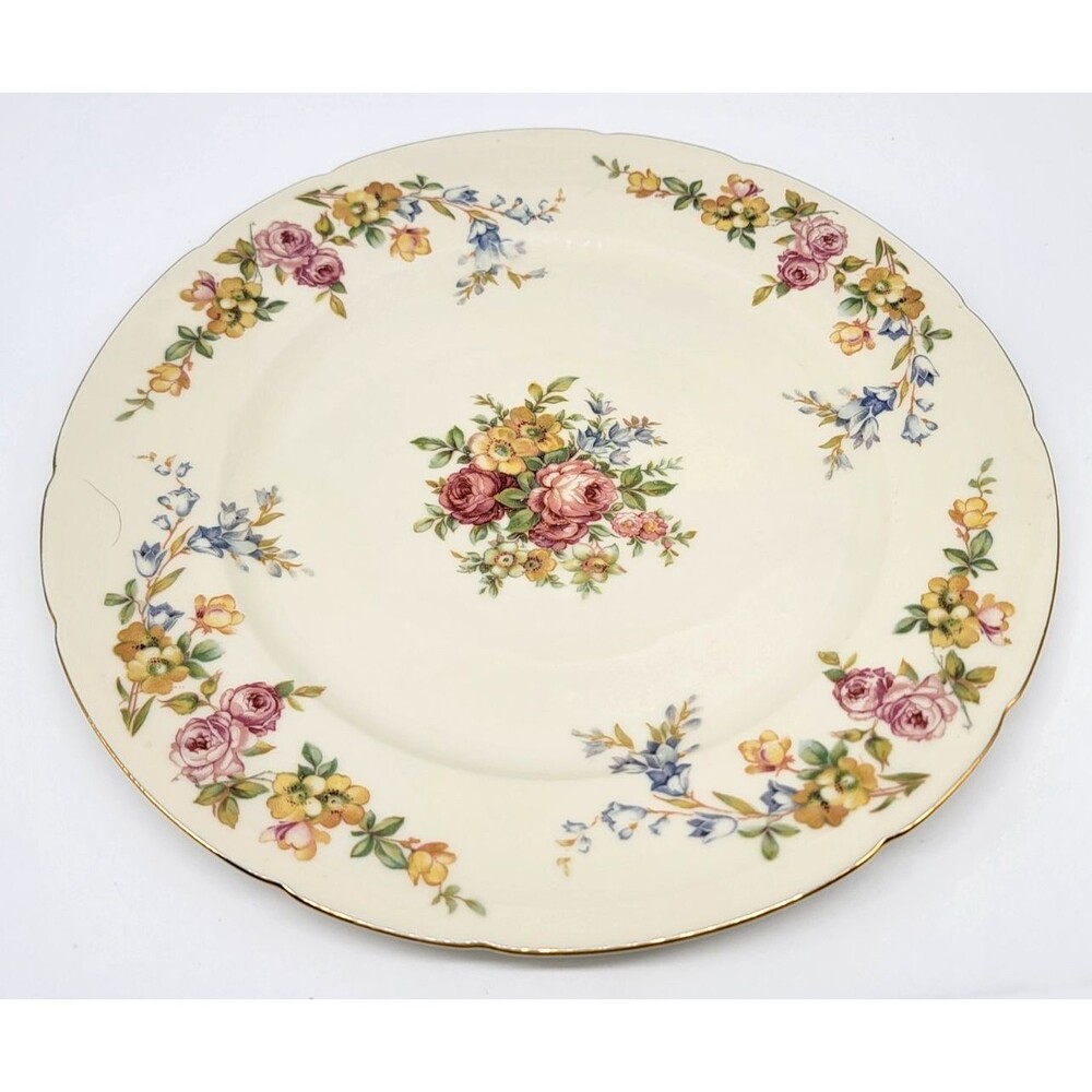 CCC Imperial Bohemian Porcelain China Plate Germany Gold Trim Vintage